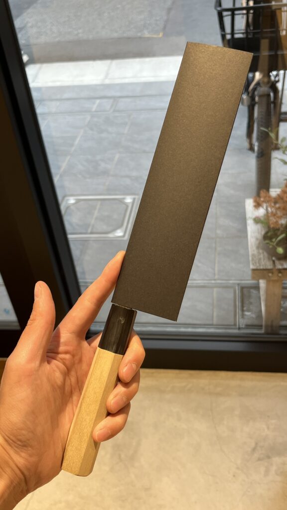 ナイフスリーブ,黒,ブラック,紙製,化粧箱